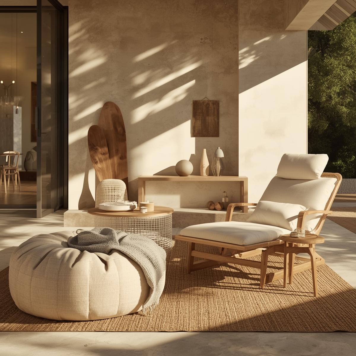 Poufs & bains de soleil