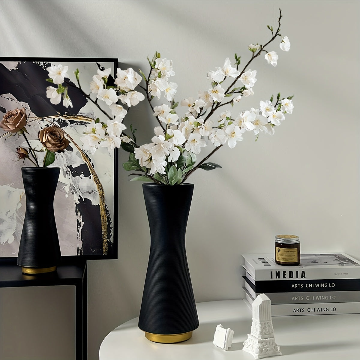 Vase en céramique texturé – Design minimaliste et élégant pour la décoration de la maison