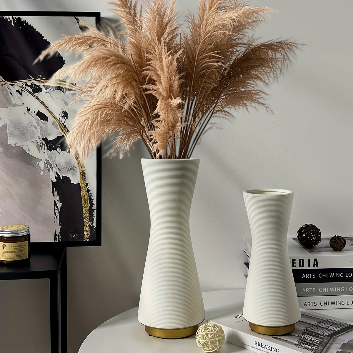 Vase en céramique texturé – Design minimaliste et élégant pour la décoration de la maison