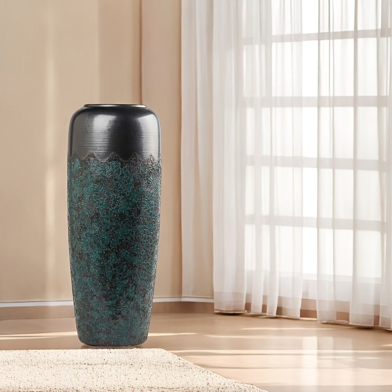 Grand vase décoratif sur pied – Résistant aux intempéries, pour jardin, terrasse ou intérieur