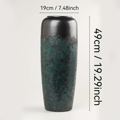 Grand vase décoratif sur pied – Résistant aux intempéries, pour jardin, terrasse ou intérieur