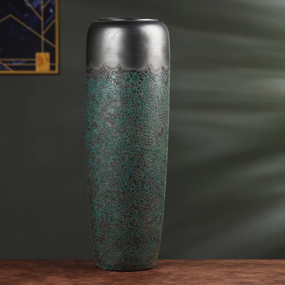 Grand vase décoratif sur pied – Résistant aux intempéries, pour jardin, terrasse ou intérieur