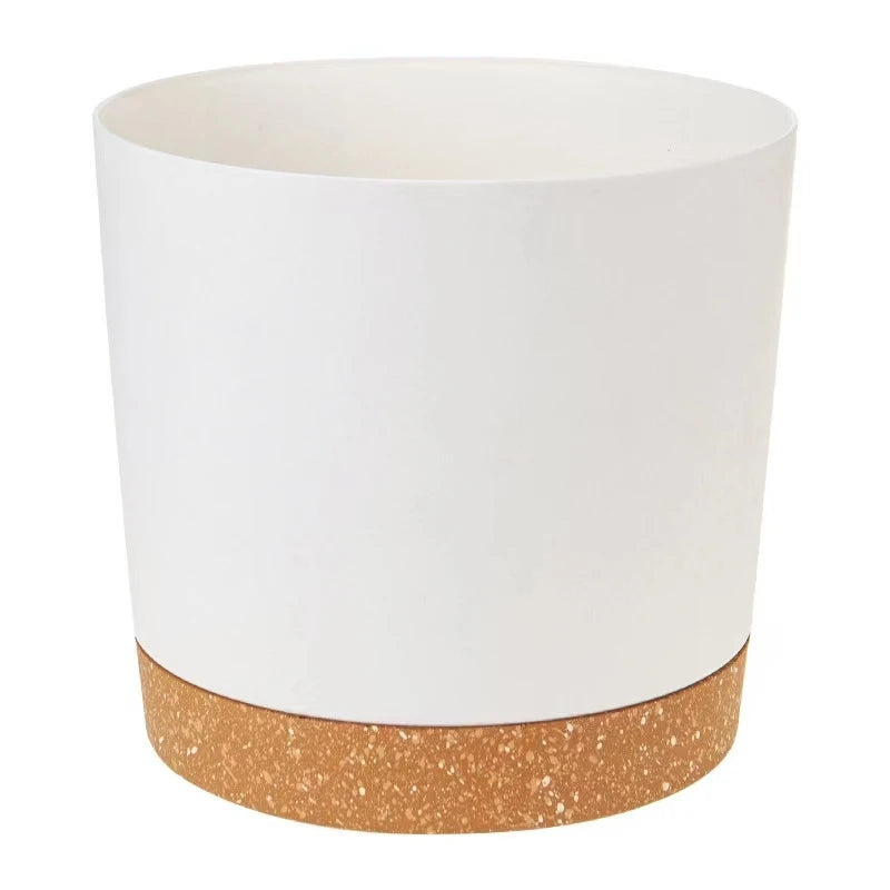 Grands pots légers pour plantes – Design moderne avec soucoupe et drainage, intérieur & extérieur
