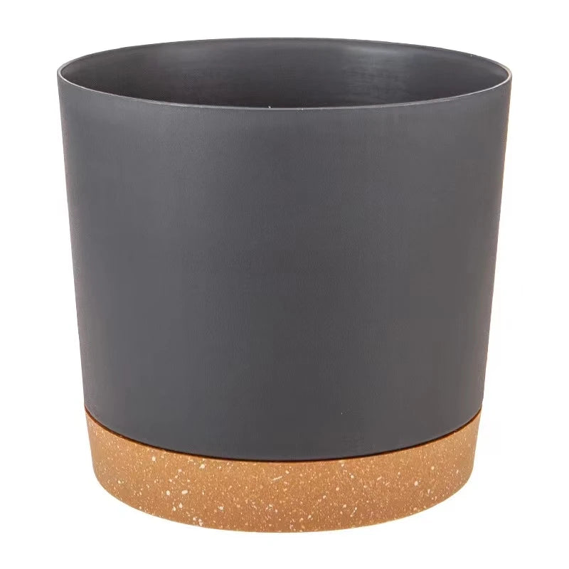 Grands pots légers pour plantes – Design moderne avec soucoupe et drainage, intérieur & extérieur