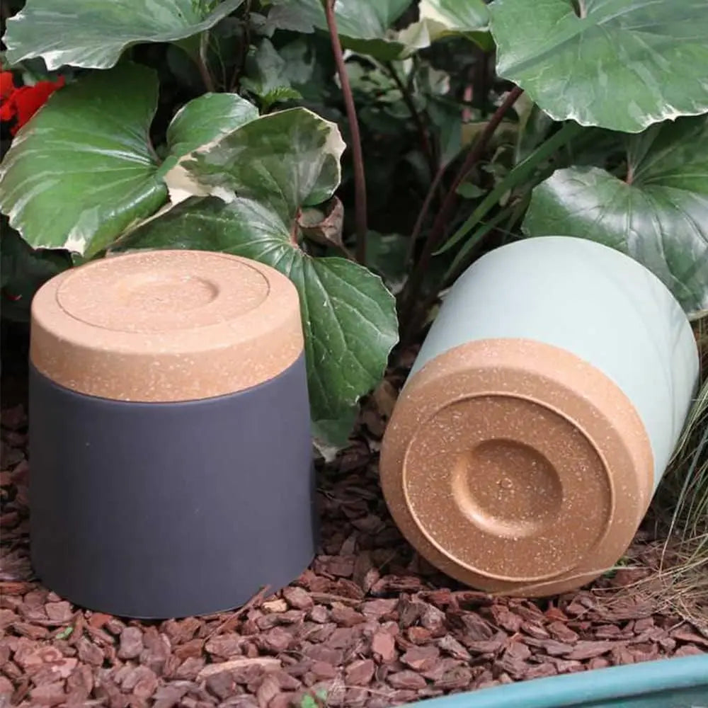 Grands pots légers pour plantes – Design moderne avec soucoupe et drainage, intérieur & extérieur
