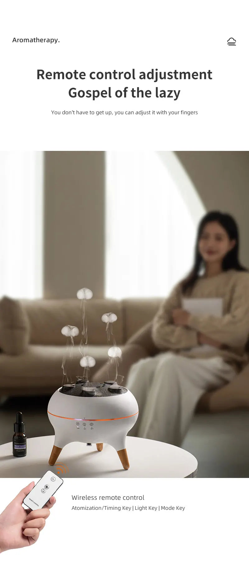 Brume de méduse - diffuseurs pour huiles essentielles